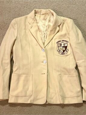 Vintage Cornell University 1964 Blazer Jacket  Approx Medium Women’s Rare
